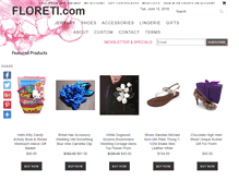 Tablet Screenshot of floreti.com